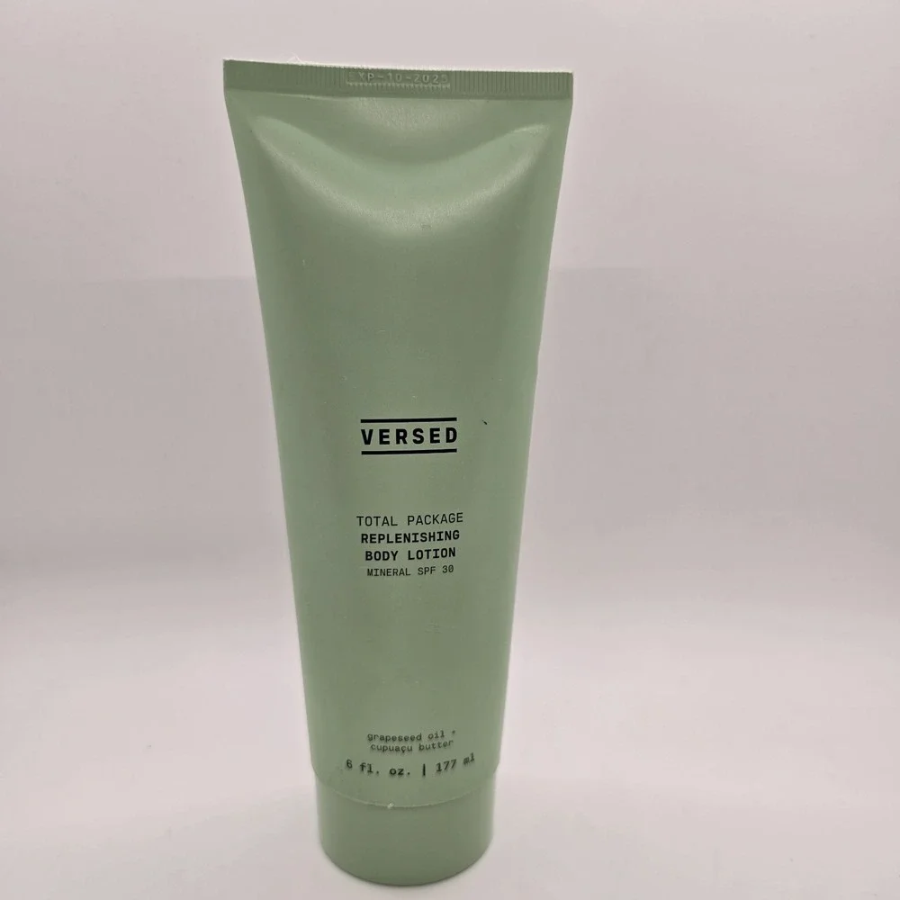 Versed Total Package Replenishing Body Lotion Mineral ‎ SPF 30-6 Oz